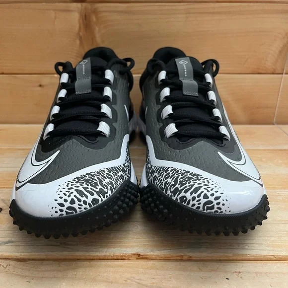 New Nike Alpha Huarache Elite 4 TF White/Grey/Black FD2746-002 Women's 7.5 - Picture 3 of 7